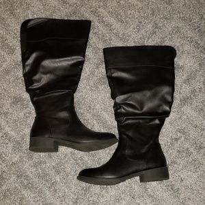 Brand New Black Wide Calf Boots